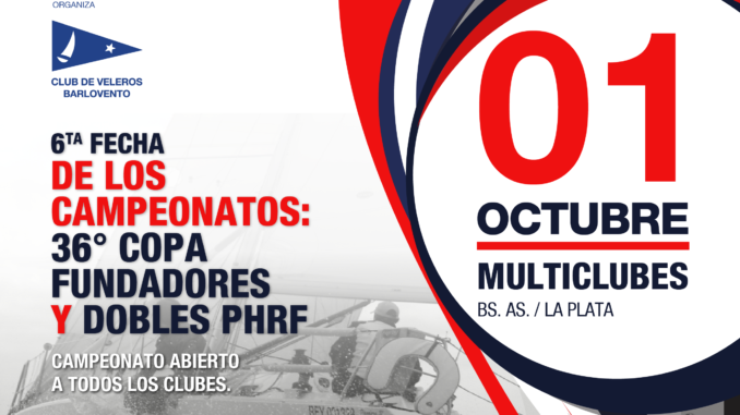 6xta fecha campeonato Dobles PHRF